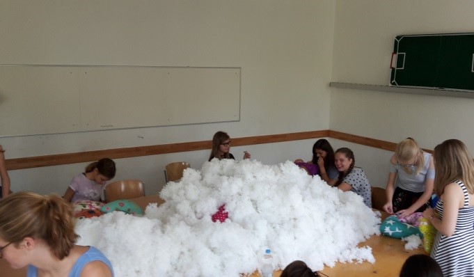 Herzkissen für Brustkrebspatientinnen (Frau Winterholler)