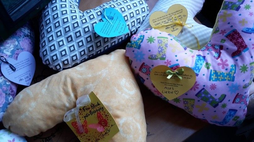 Herzkissen für Brustkrebspatientinnen (Frau Winterholler)